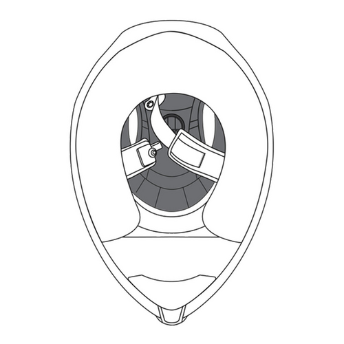 AGV Compact ST Removable Crown Pad