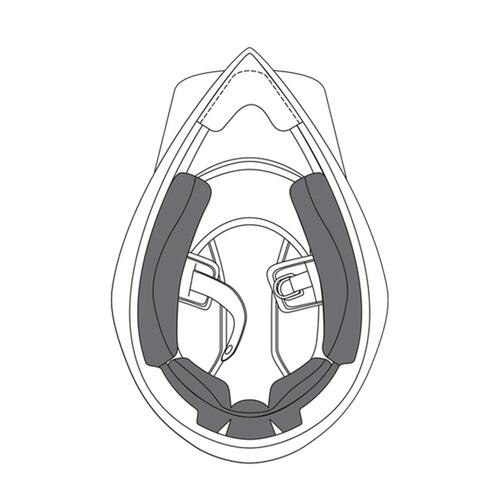 AGV AX9 Cheek Pads - Black