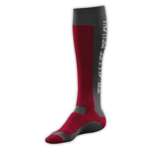 Troy Lee Designs MX Moto Socks Red Grey