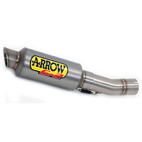 ARROW 71009GP Silencer - GP2 Titanium with TI End Cap - APRILIA
