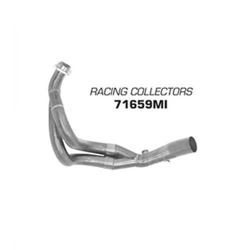ARROW Collector 71659MI [RAS]: Stainless 2:1 Non-Cat - KA Z650 NINJA 17>20