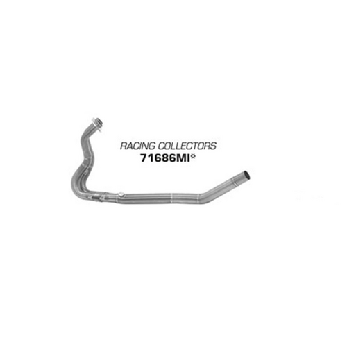 ARROW 71686MI Header-Collector Set - Stainless 2:1 Non-Cat - KAWASAKI Ninja 400 & Z 400