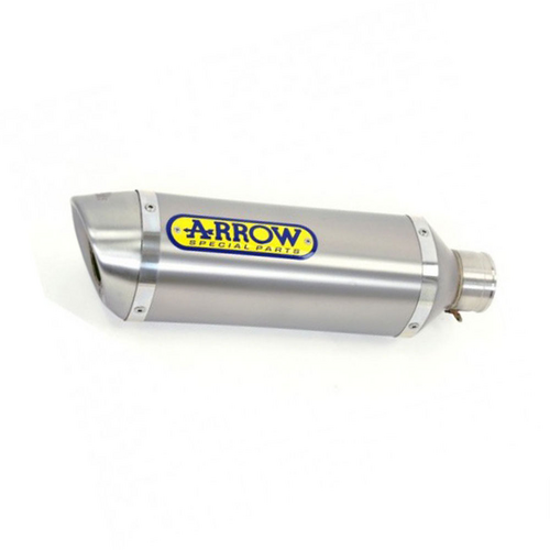 ARROW 71813AO Silencer - THUNDER Aluminium Silver with Steel End Cap - KTM Duke 390 & RC 390