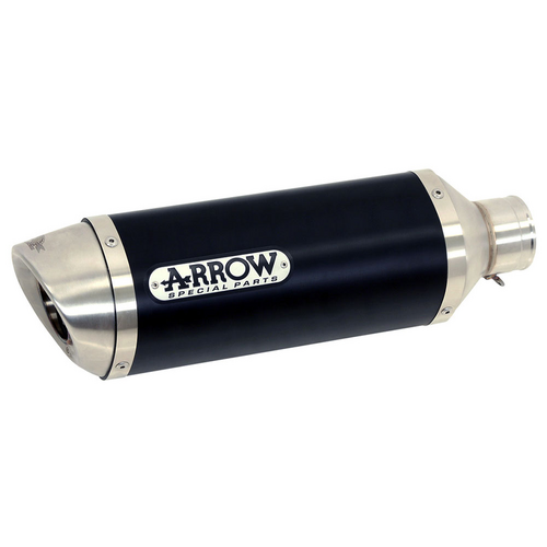 ARROW 71813AON Silencer - THUNDER Aluminium Dark with Steel End Cap - KTM Duke 390 & RC 390