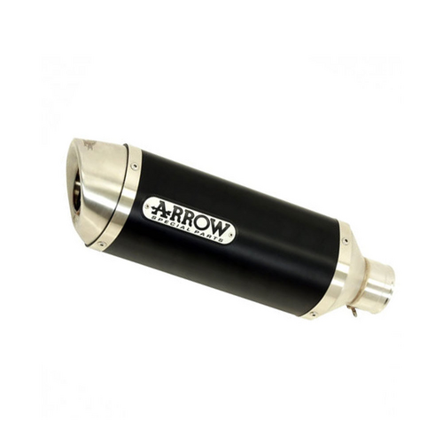 ARROW 71817AON Silencer - THUNDER Aluminium Dark with Steel End Cap - YAMAHA MT-07 2014 > 2020