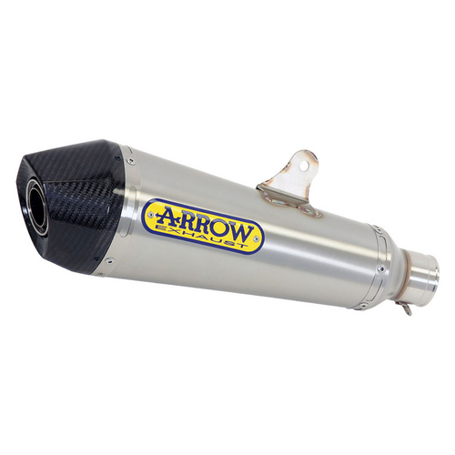 ARROW 71818XKI Silencer - X-KONE Nichrom Silver with Carbon End Cap - HONDA CBR 1000 RR