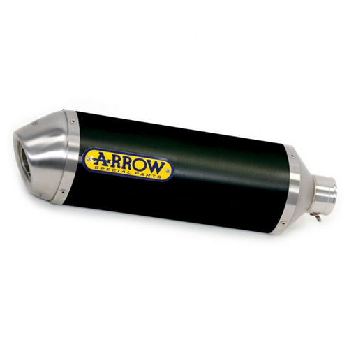 ARROW 71854AON Silencer - RACE-TECH Aluminium Dark with Steel End Cap - KAWASAKI Z 650 / Ninja 650 / Versys 650