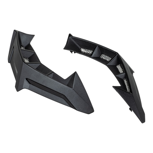 Nitro MX710 Rear Vent Gloss Black - Set of 2