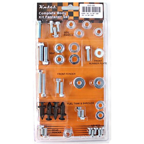 Keiti Complete Body Kit Fastener Set - Honda CRF150F, CRF230F