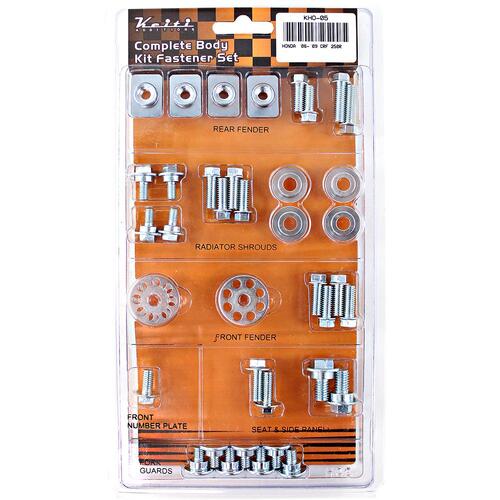 Keiti Complete Body Kit Fastener Set - Honda CRF250R