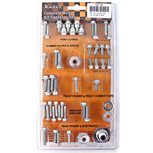 Keiti Complete Body Kit Fastener Set - KTM SX, XC, EXC, XC-W
