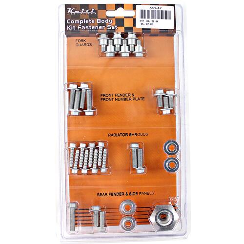 Keiti Complete Body Kit Fastener Set - KTM SX, XC