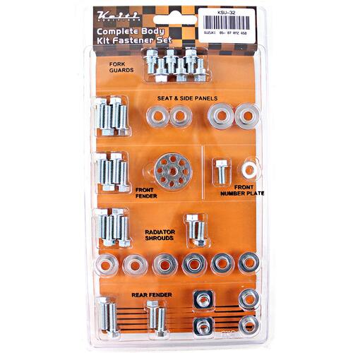 Keiti Complete Body Kit Fastener Set - Suzuki RMZ 450 ('05-07)