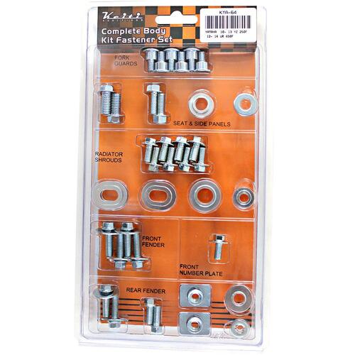 Keiti Complete Body Kit Fastener Set - Yamaha YZ 250F, WR 450F