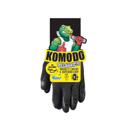 Komodo Mechanic Gloves - Black