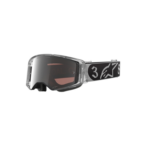 (Mx26) Deegan 38 Supertech Goggle | Silver Black Mirror Silver Lens