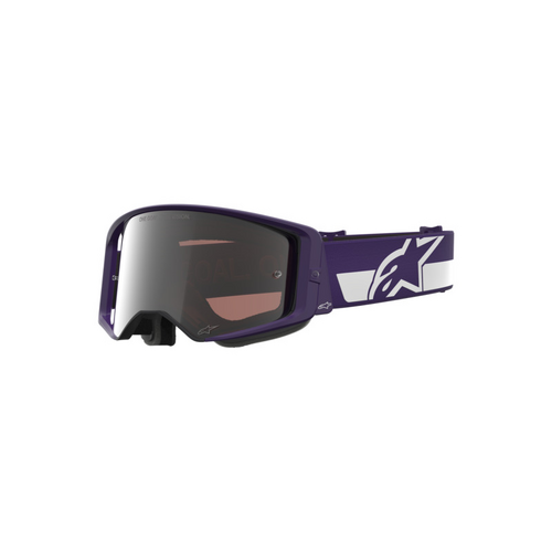 (Mx26) Hunter 96 Supertech Goggle |Purple White Mirror Silver Lens