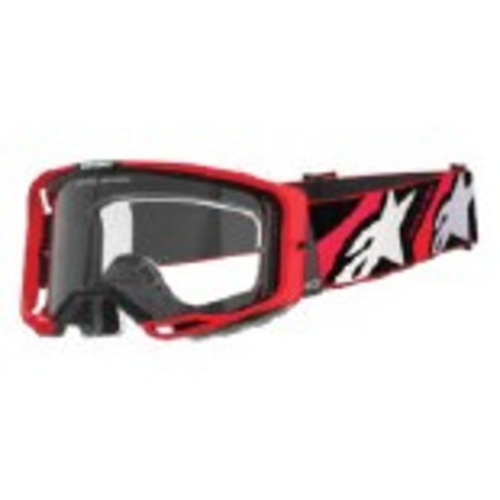 Vision 8 Luar Goggle | Red Black | Clear Lens