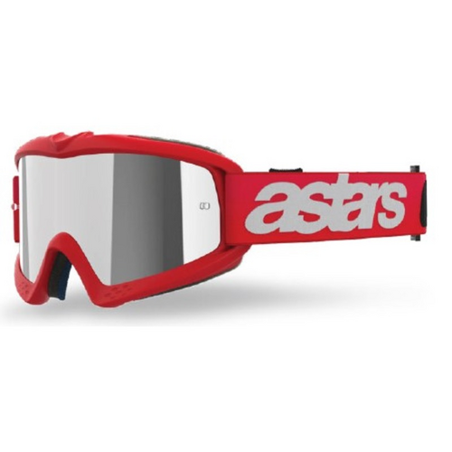 Vision Youth Blaze Goggle | Red | Mirror Silver Lens