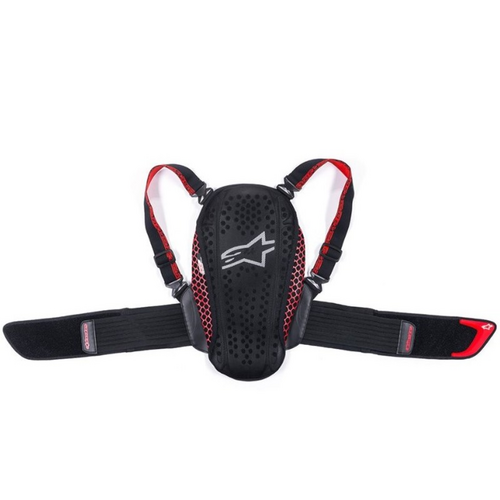Nucleon Kr-Y Youth Back Protector | Black Fluro Red One Size