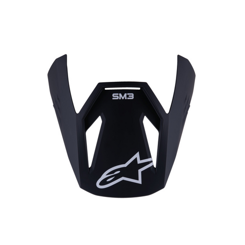 SM3 Youth Solid Visor ECE06 | Black/Matt