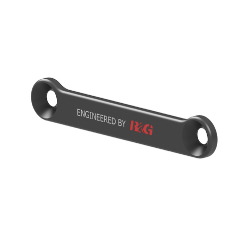 Rear Footrest Plate (LH,BLK, red logo), Kawasaki Z H2 '20-