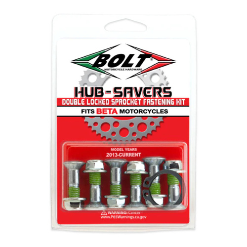 Bolt Hub-Savers Sprocket Bolts/Nuts Beta