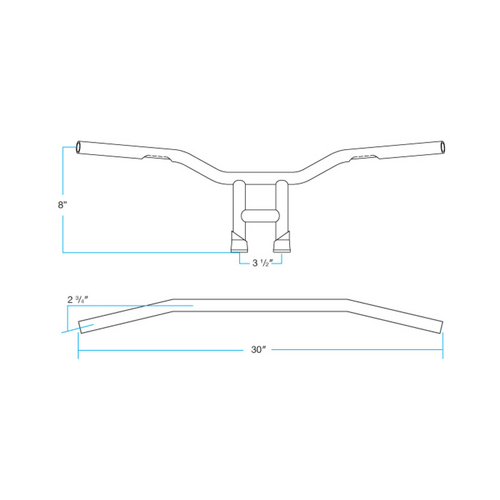 Tyson Xl 8 Bars | Chrome Slotted