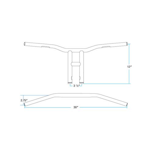 Tyson Xl 12 Bars | Chrome Throttle By Wire
