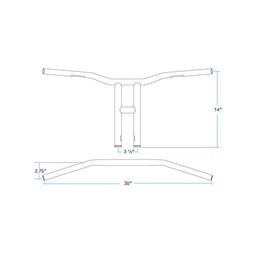 Tyson Xl 14 Bars | Chrome Throttle By Wire