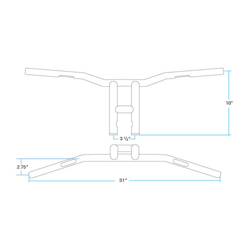 Tyson Xl Pullback 10 Bars | Chrome Throttle By Wire