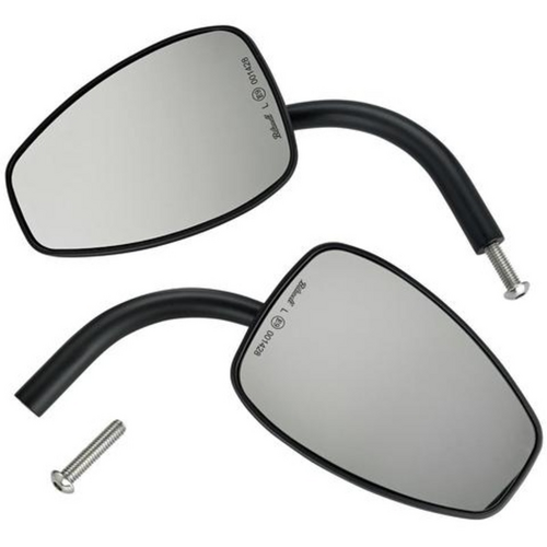 Tear Drop Perch Mount Mirror | H-D Black (Pair) Ce