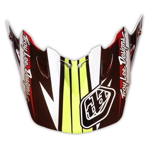 Troy Lee Designs 13 SE3 Cyclops Visor Black/Red