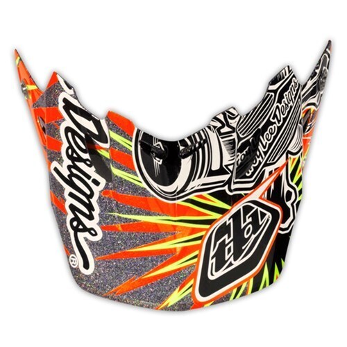 Troy Lee Designs 13 SE3 Piston Visor Black