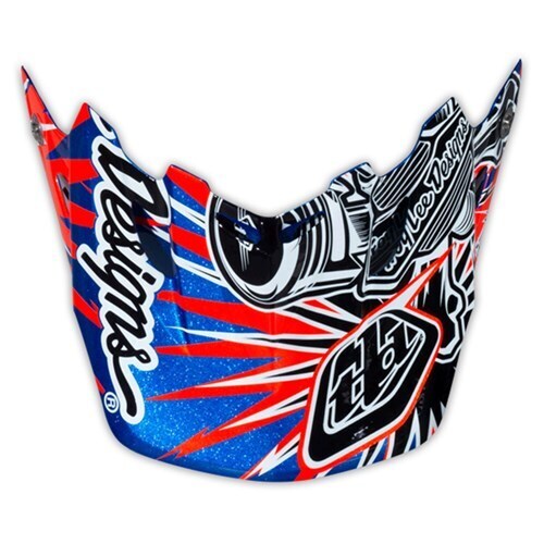 Troy Lee Designs 13 SE3 Piston Visor Blue