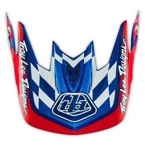 Troy Lee Designs 13 D3 Team Visor Blue/White