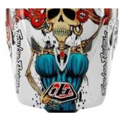 Troy Lee Designs 11 D3 Medusa Visor White