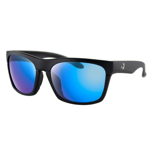 Bobster® 'Route' Eyewear (Matt Blk, Hi Definition Blue Revo Lens)