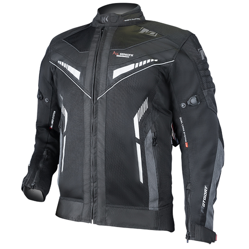 MotoDry 'All Seasons' Dual Liner Road Jacket - Black