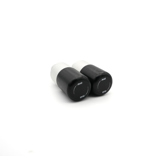 Crash Protectors (Black) - Aprilia FALCO bottom