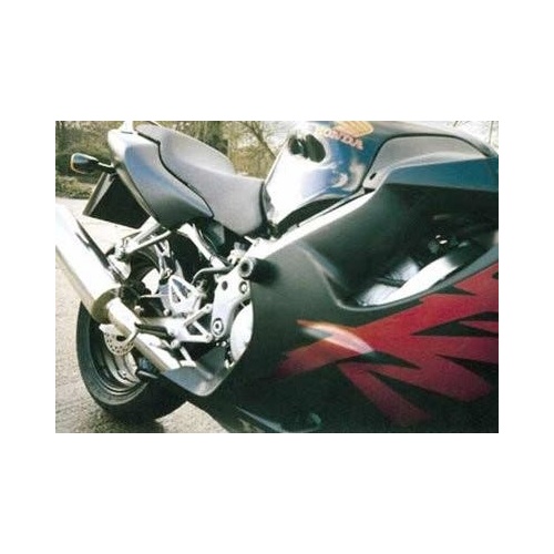 Crash Protectors (White) - Honda CBR600 9904 (alu frame)