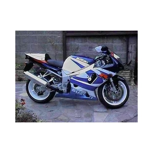 Crash Protectors (White) - Suzuki GSXR750 '00'03