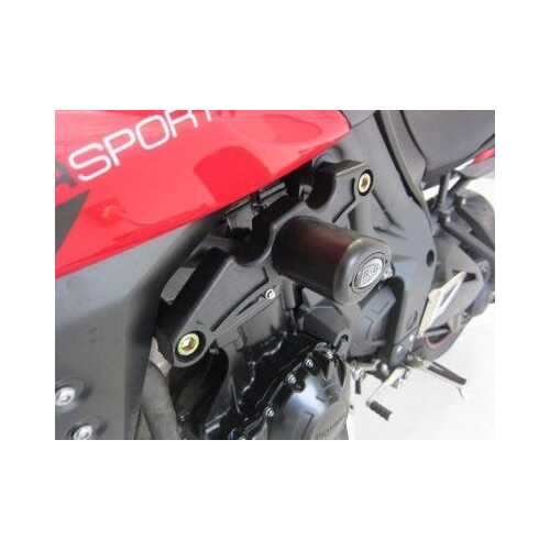 Aero Crash Protectors (Black) - Triumph Tiger 1050 Sport 2013-