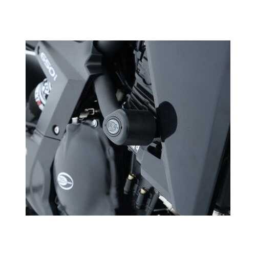 No-cut Aero Frame Sliders (Black) - CF MOTO 650i