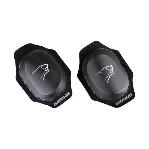 Bering Knee Sliders Black/White Pair