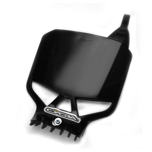 Skull Vented Front Number PlateBlack
