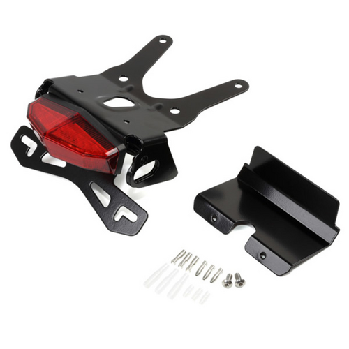 Drc Tail Light & Plate Hldr Edge 2 Alloy | Crf250L/M/Rally '17- | Red Lense