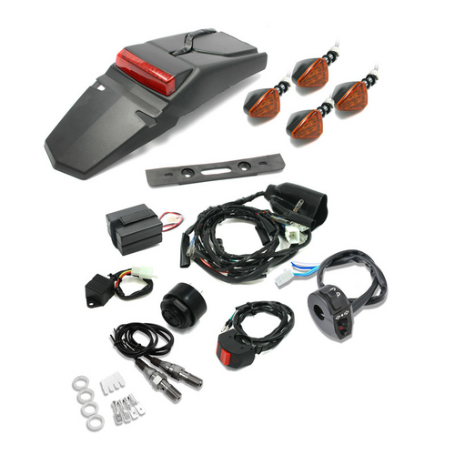 Drc Ez Wire Harness Kit | Battery Powered | With Switches, Horn, Tail Light & Indicators