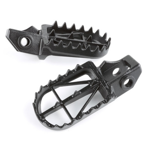 Drc Footpegs Wide Low -5mm | Ktm Sx/Sxf '16- | 50mm Crmo Black