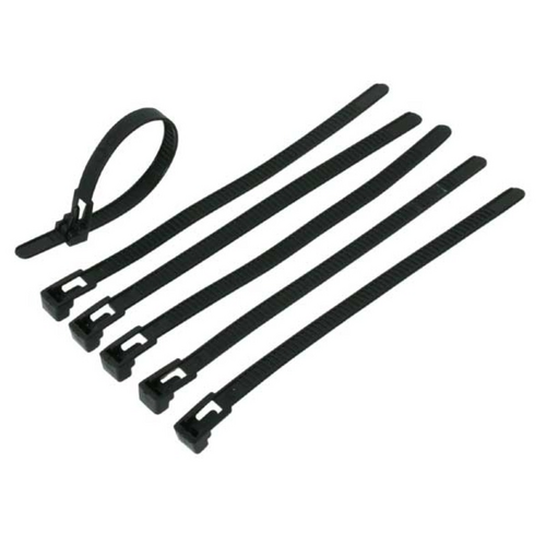 Drc Zip Tie Releasable | 150mm | Black 6 Pcs